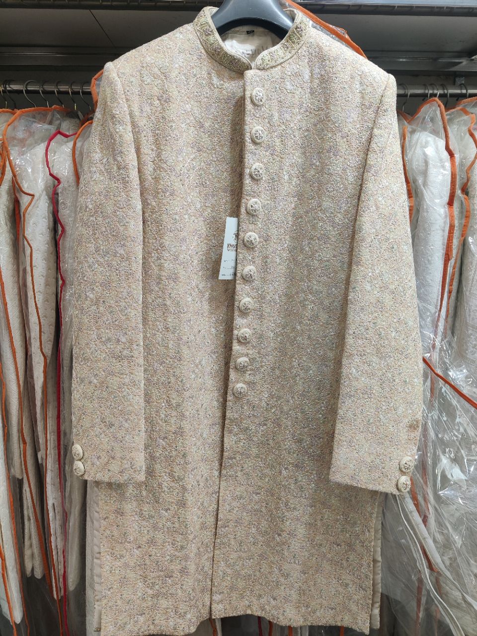 Designer Embroidered Sherwani view 2