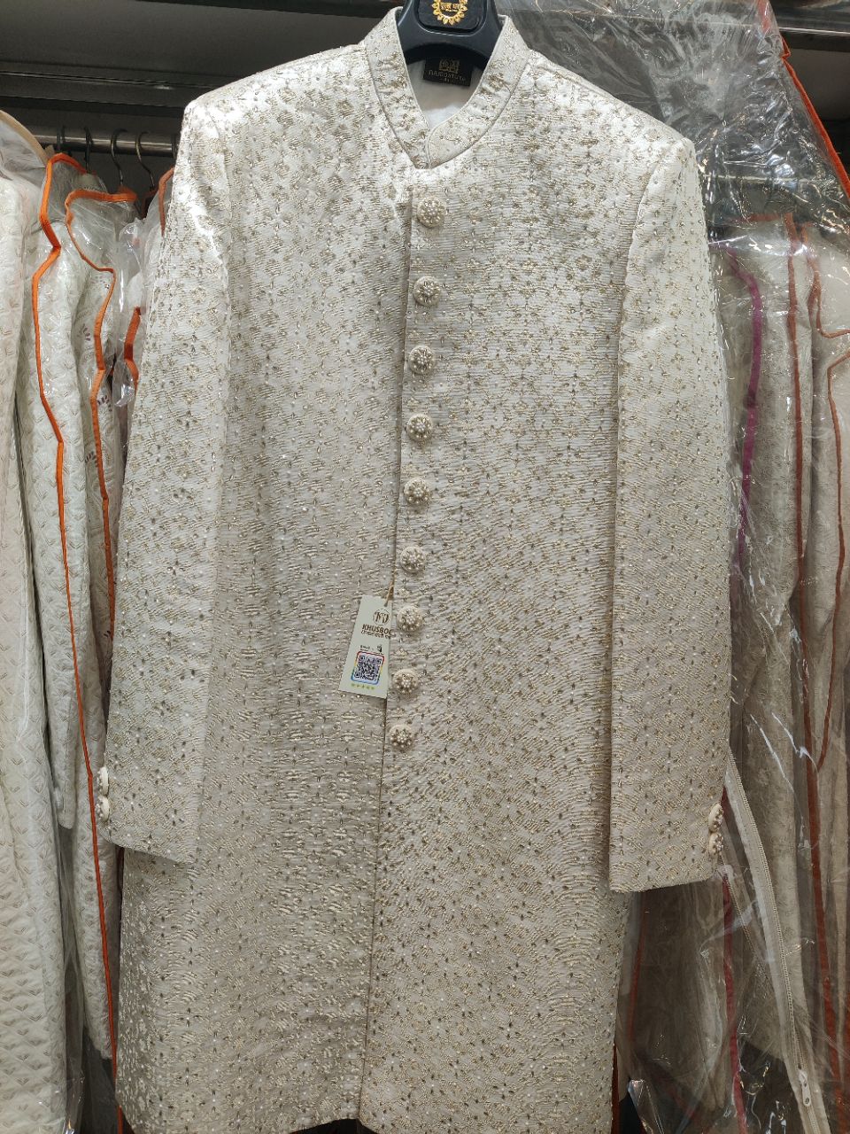 Embroidered Sherwani view 2