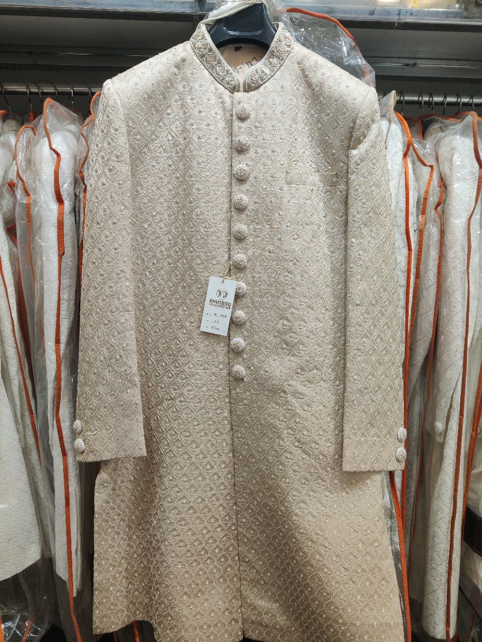 Embroidered Ethnic Sherwani view 2