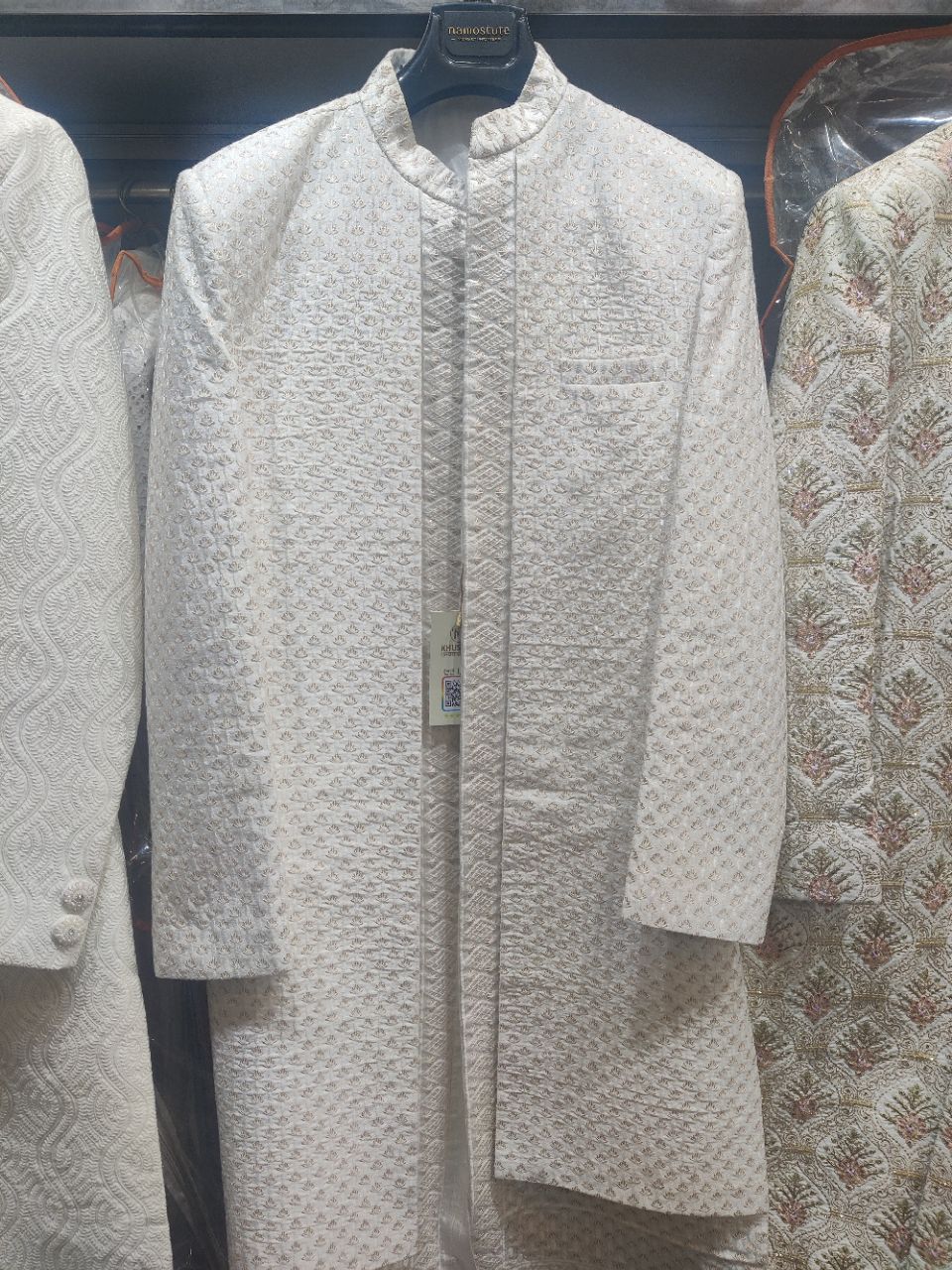 Designer Embroidered Sherwani view 2