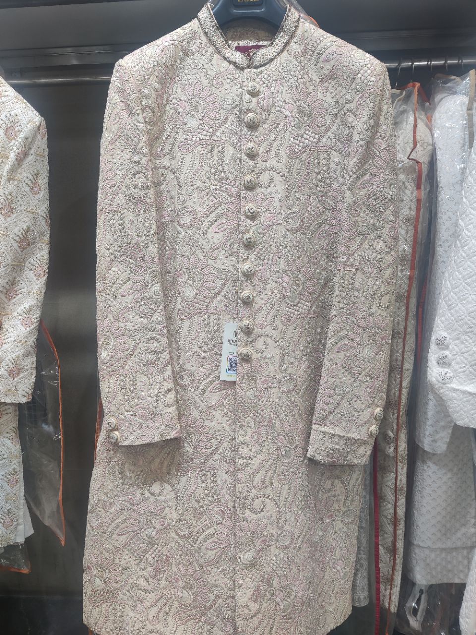 Embroidered Sherwani view 2