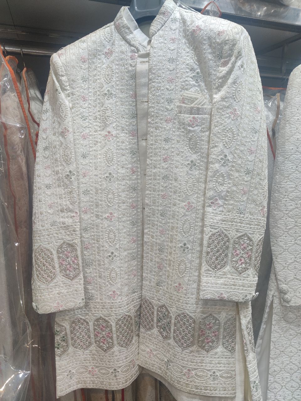 Embroidered Sherwani view 2