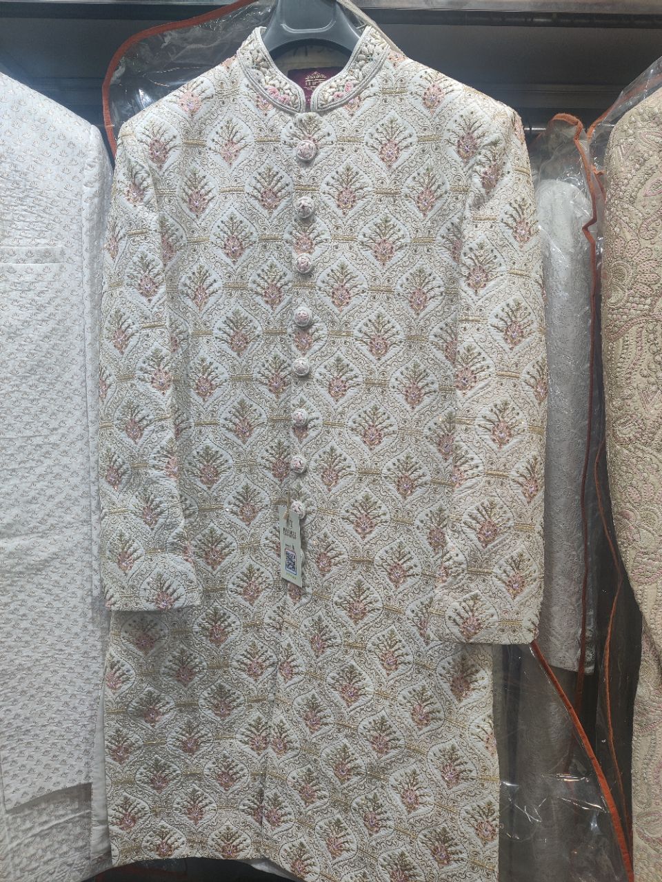 Embroidered Sherwani view 2