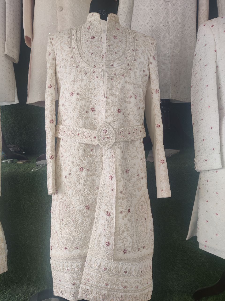 Embroidered Sherwani view 2