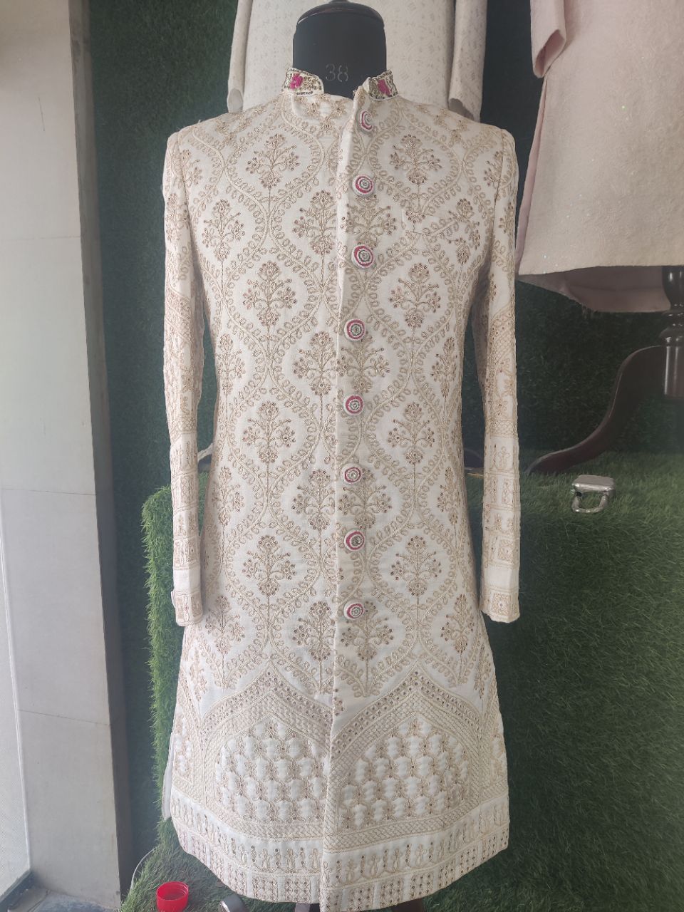 Embroidered Designer Sherwani view 2