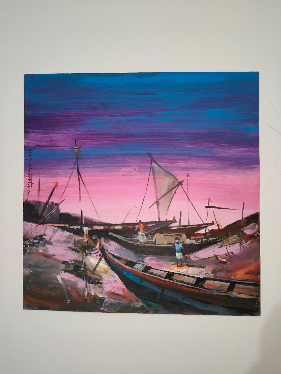 Abstract Coastal Painting view 2