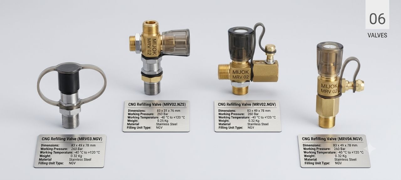 CNG Refilling Valve (MRV02-NCV)