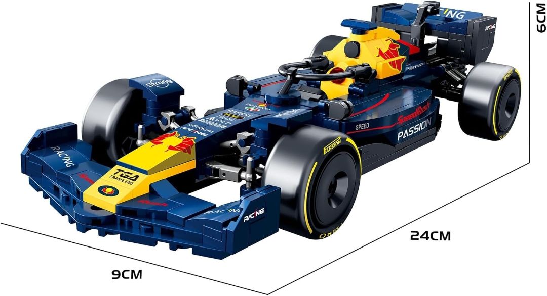 Thinker Place F1 Race Car Building Block Toy Set for 7+ (447 Pcs)
Racing Car Construction Toy for Kids Age 7+ | STEM Learning Toy | Creative DIY Model Kit for Gifting Boys & Girls view 3