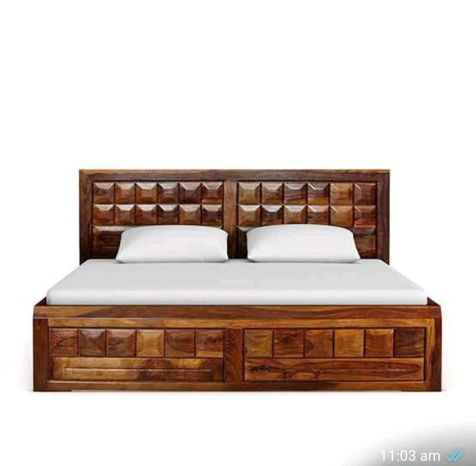 Wooden King Size Bed Shesham Wood