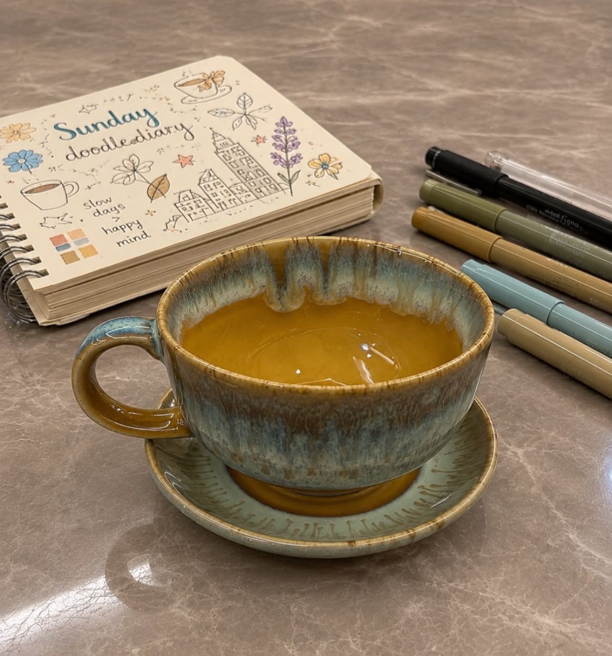 Ceramic Tea Cup Set
