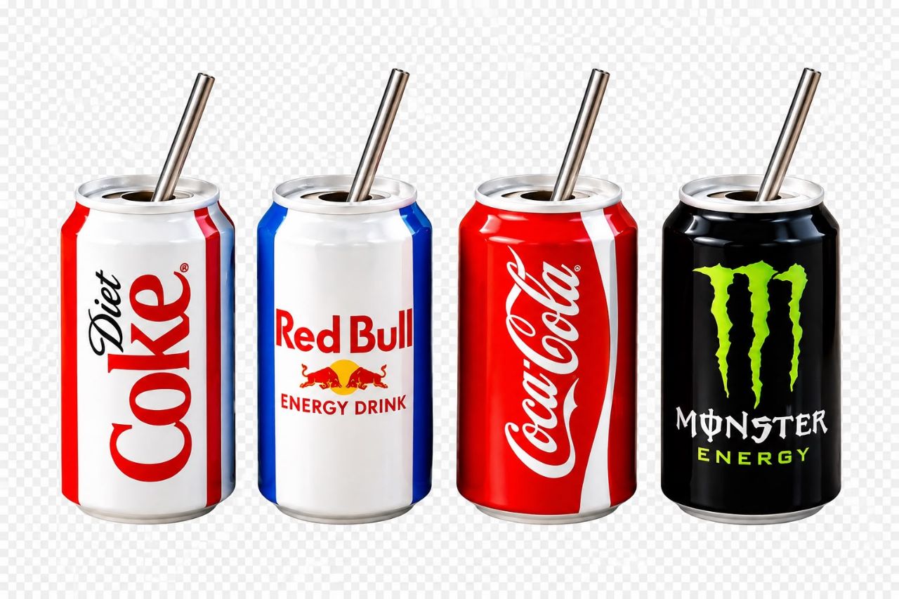 Energy Drink Can Set