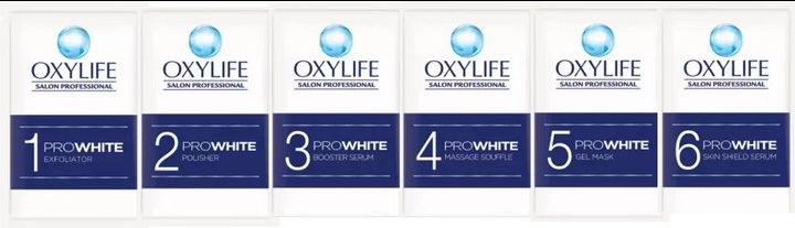 OxyLife ProWhite Pure Oxygen Facial Pack Of 5 view 2