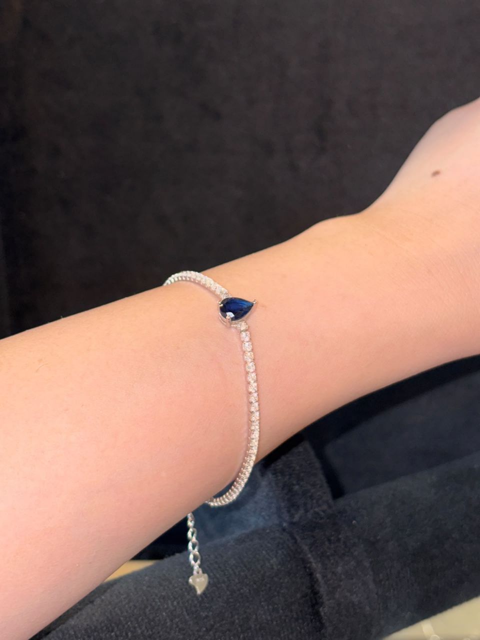 925 Silver Bracelet  With AD view 4