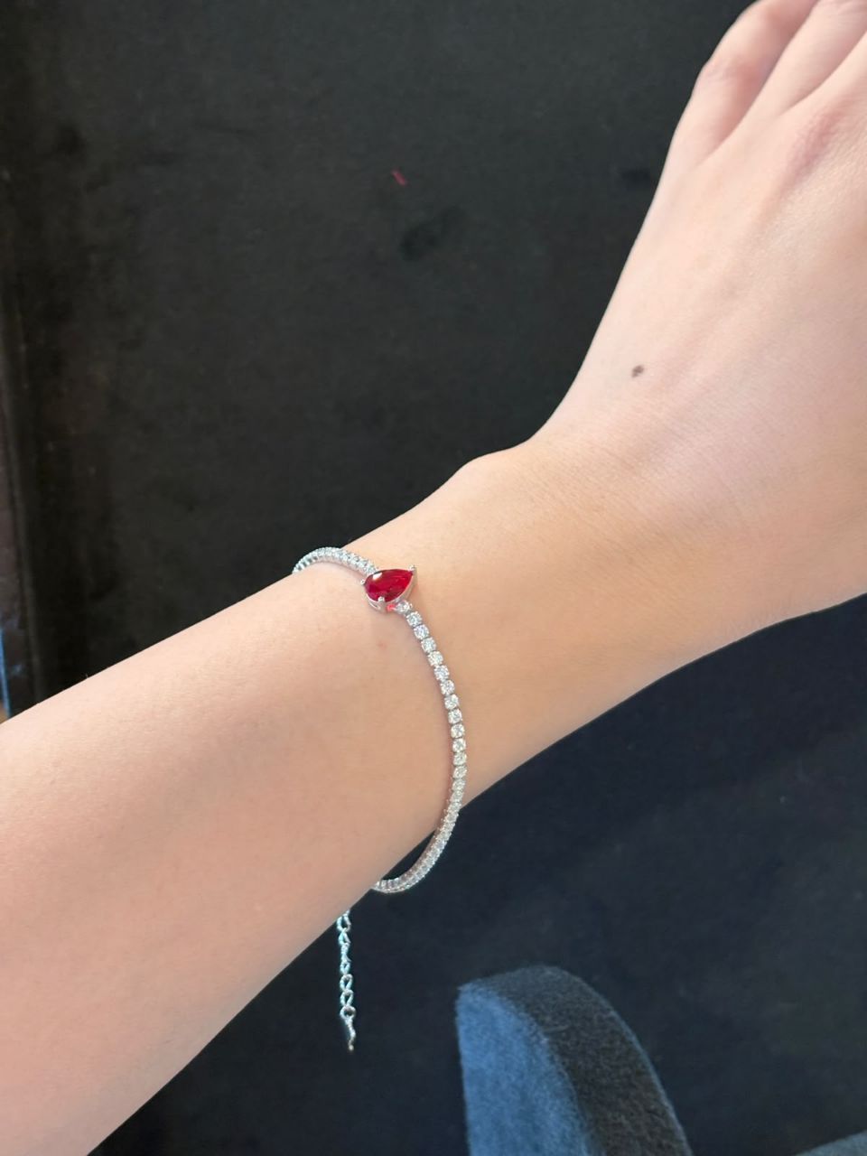 925 Silver Bracelet  With AD view 5