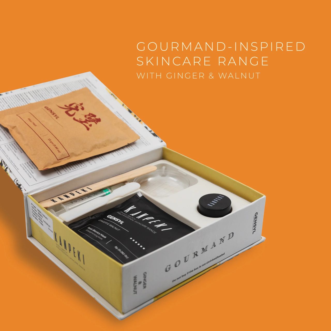 Kanpeki Ginger & Walnut Facial Kit view 3
