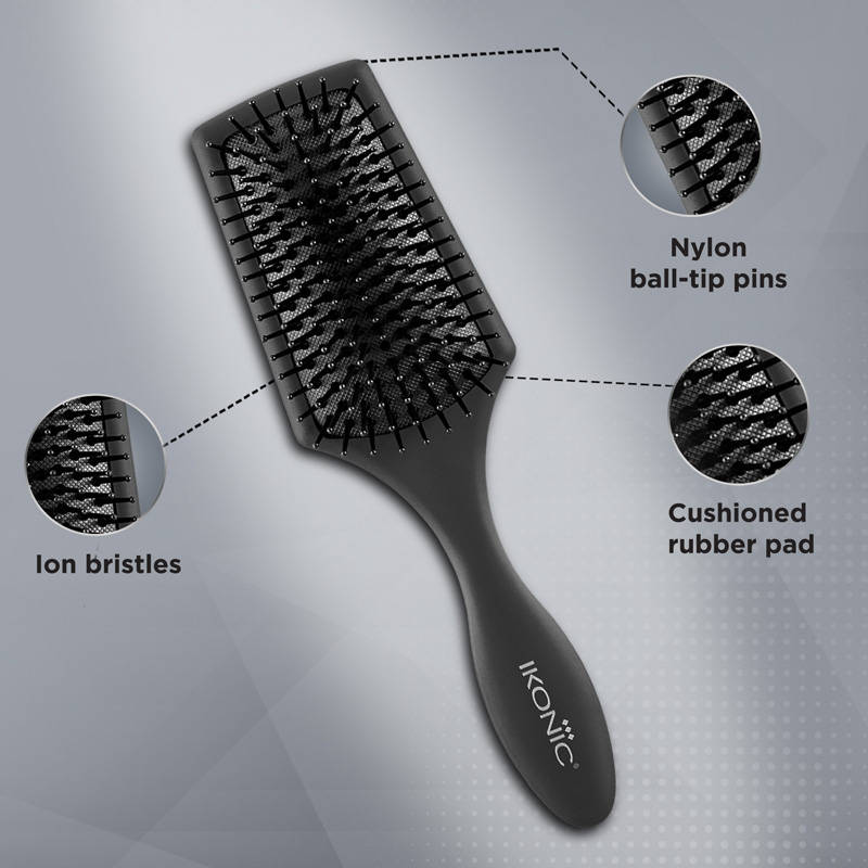 Ikonic Professional Small Paddle Brush view 2