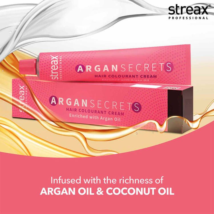 Streax Hair Colour 5.35 (Light Golden Mahogany Brown) view 3
