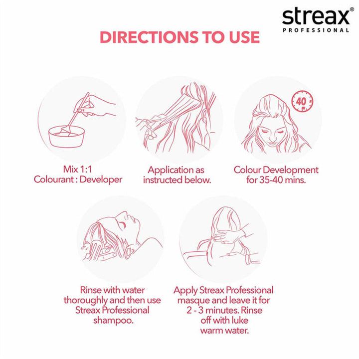Streax Hair Colour No 6.13 (Golden Ash Dark Blonde) view 2