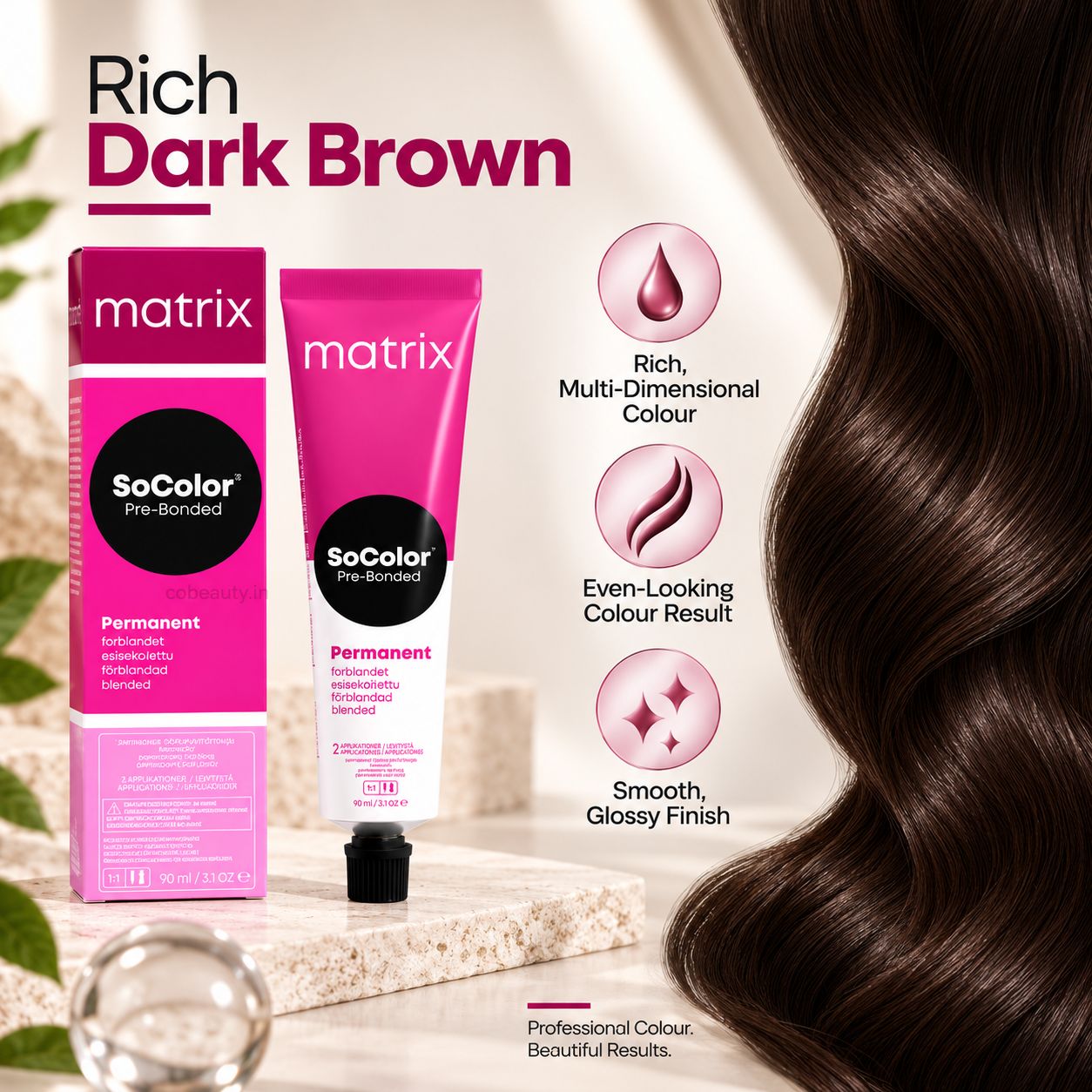Matrix SoColor No (3NN) ( Dark Brown) view 2