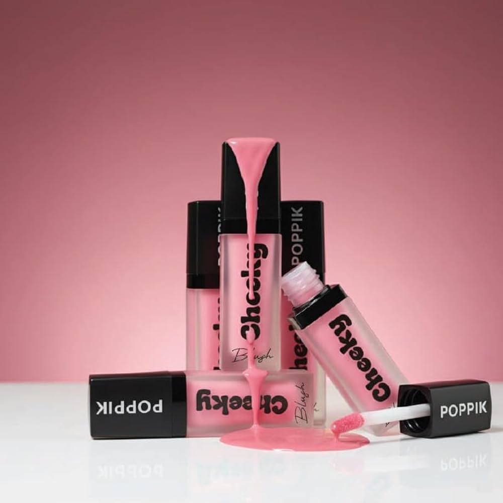 Poppik Cheeky liquid blush(Peach Aura) view 2
