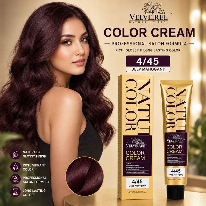 Velveree Colour No - (4/45) Deep Mahogany view 2