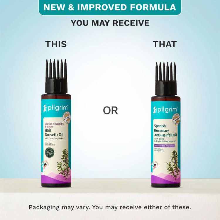 Pilgrim
Spanish Rosemary & Biotin Hair GrowthOil Control Hairfall Thick Strong Hair with view 2