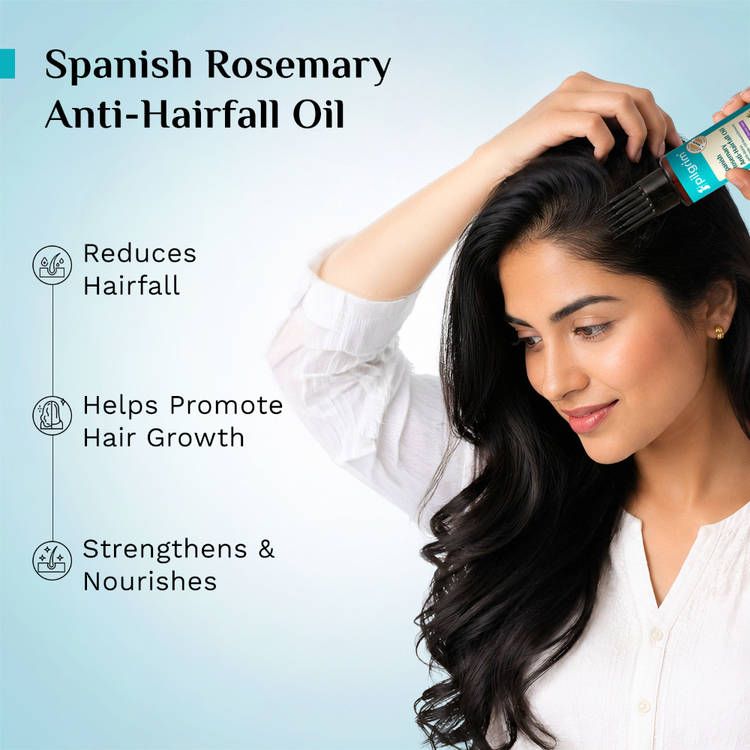 Pilgrim
Spanish Rosemary & Biotin Hair GrowthOil Control Hairfall Thick Strong Hair with view 3