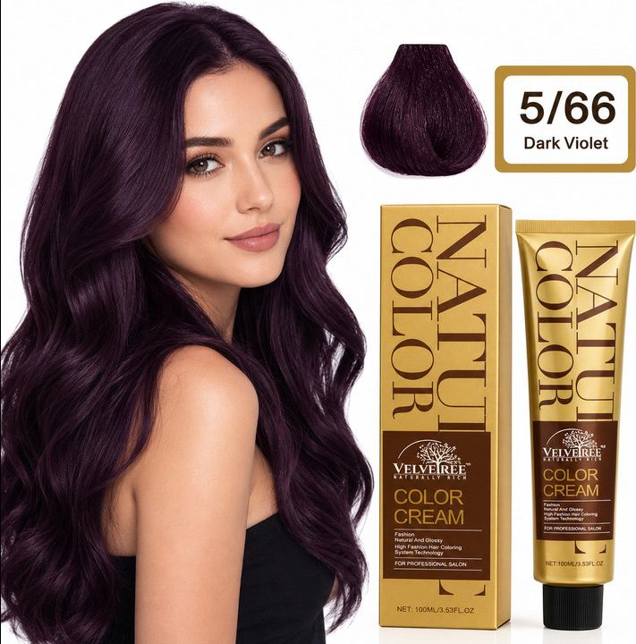Velvetree  Colour No - (5/66) Dark Violet view 2