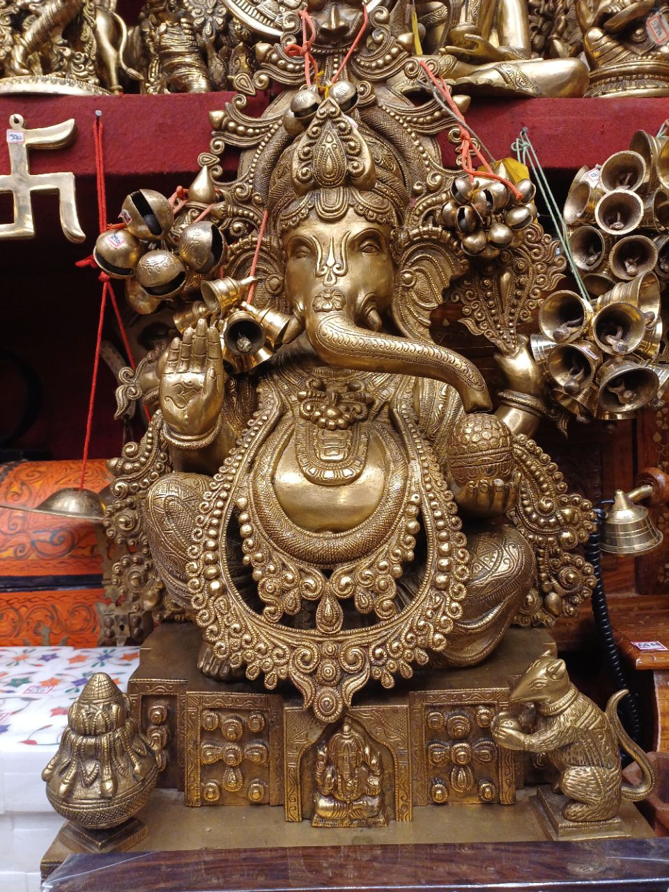 Brass Lord Ganesha Statue