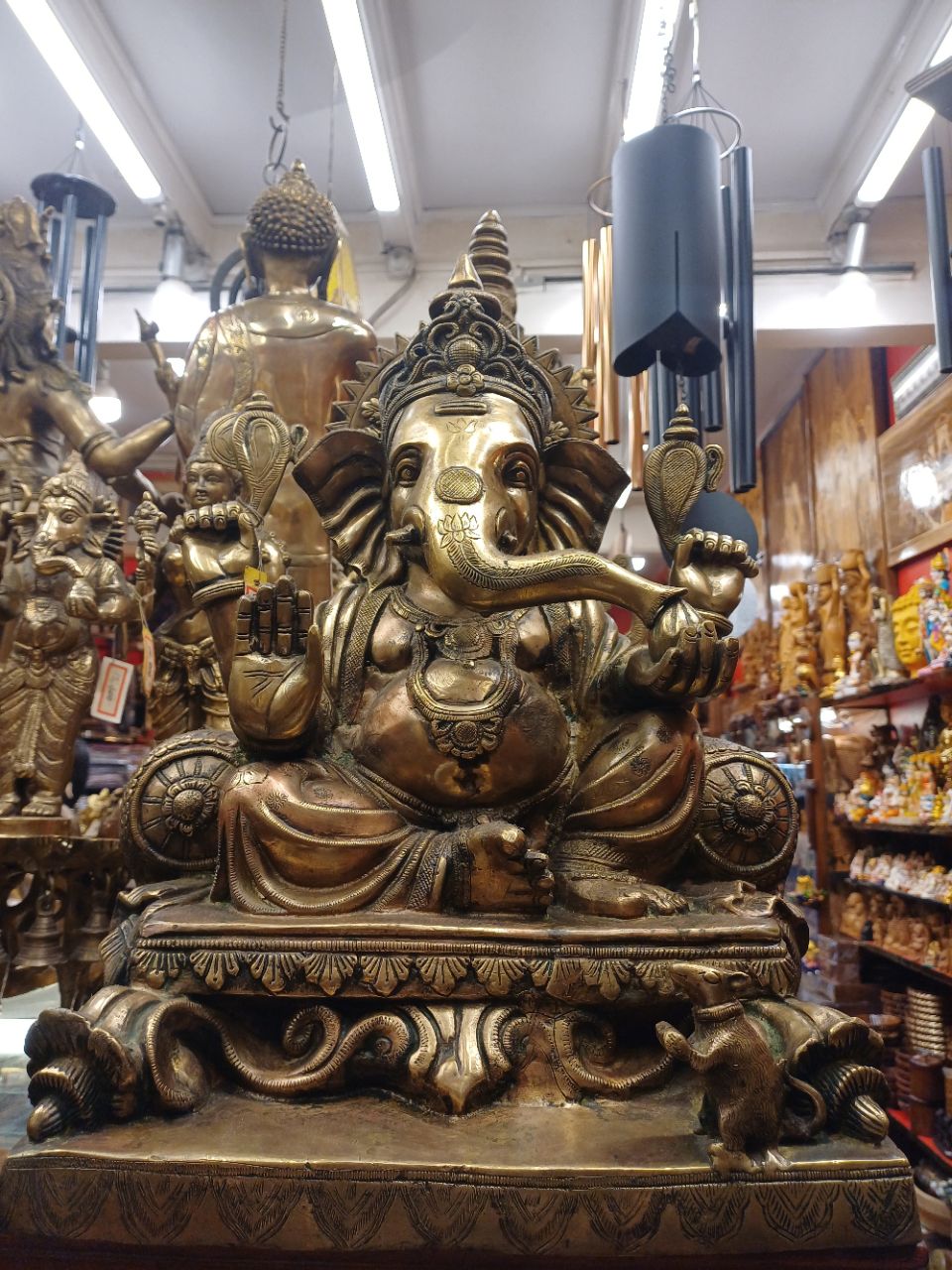 Brass Ganesha Idol