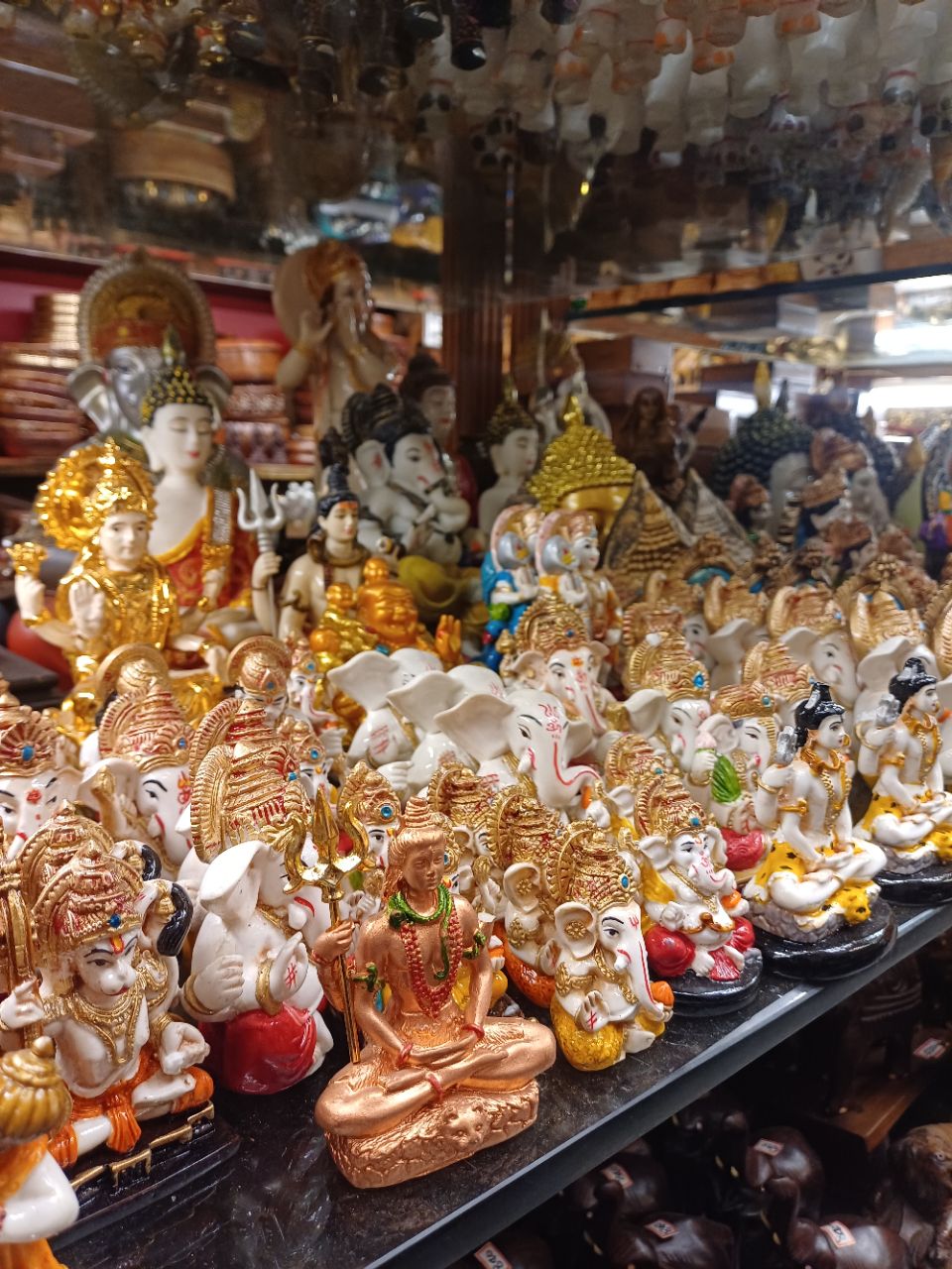 Colorful Religious Statues