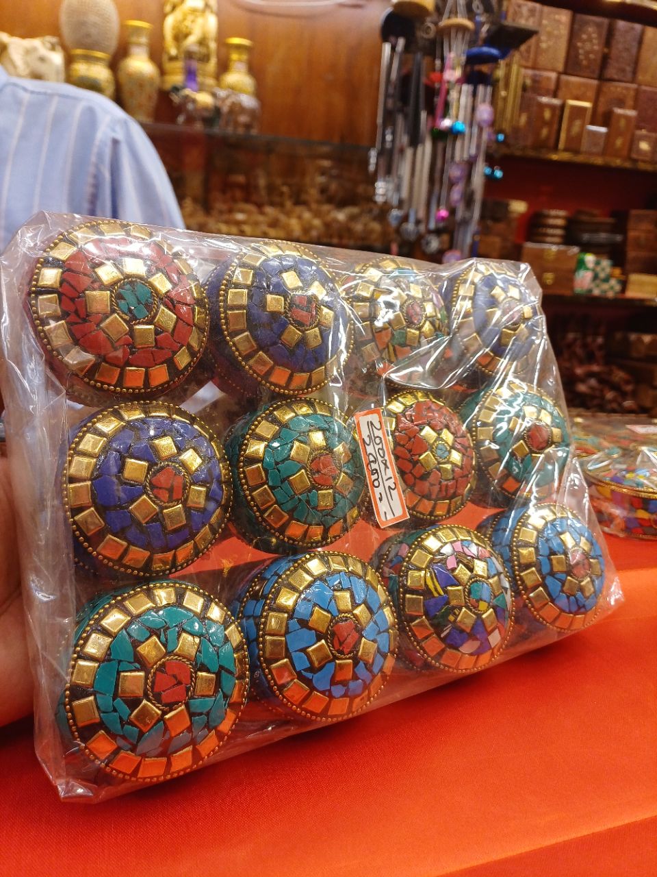 Colorful Decorative Stone Coasters