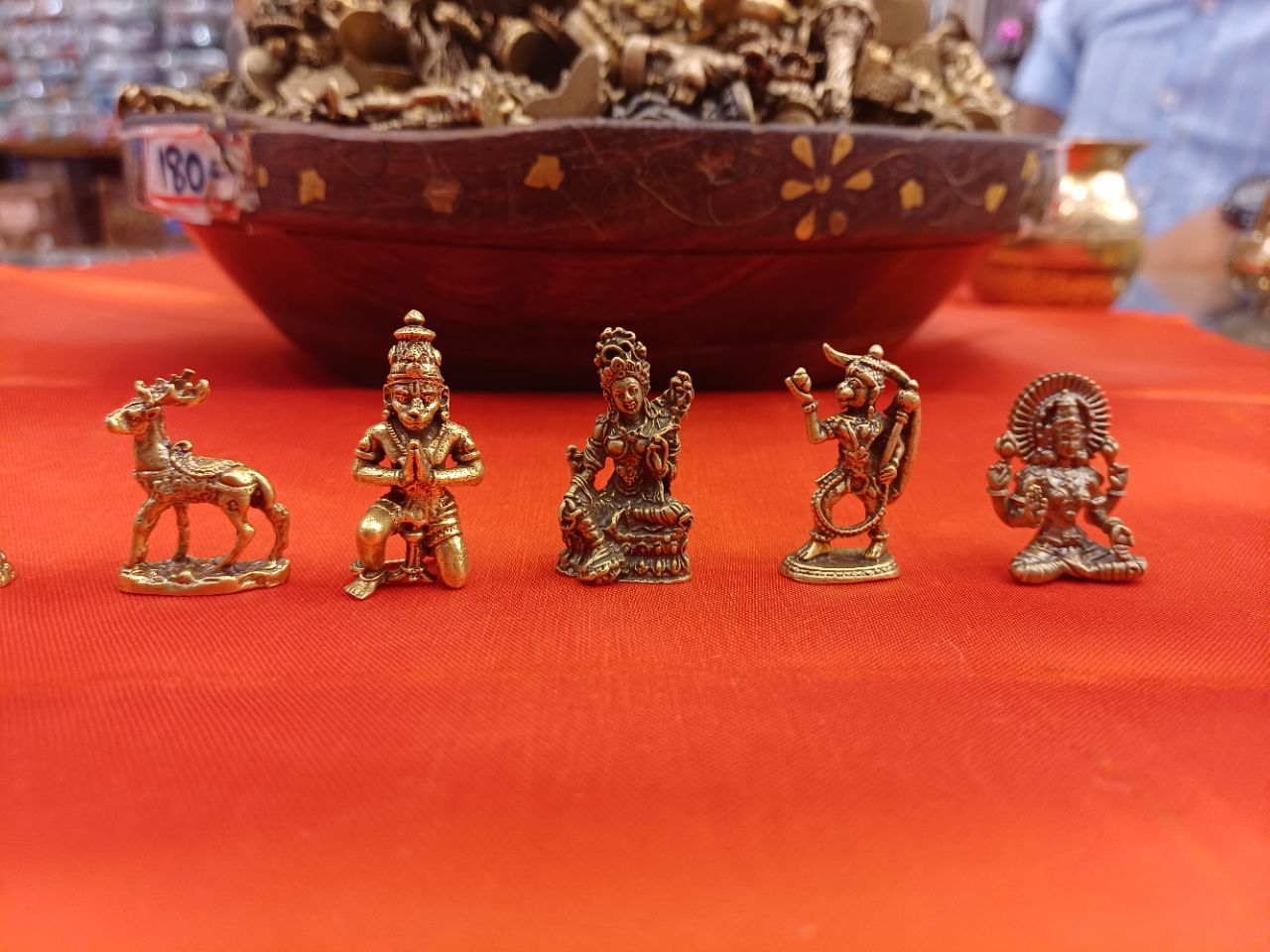 Brass Religious Statues Set