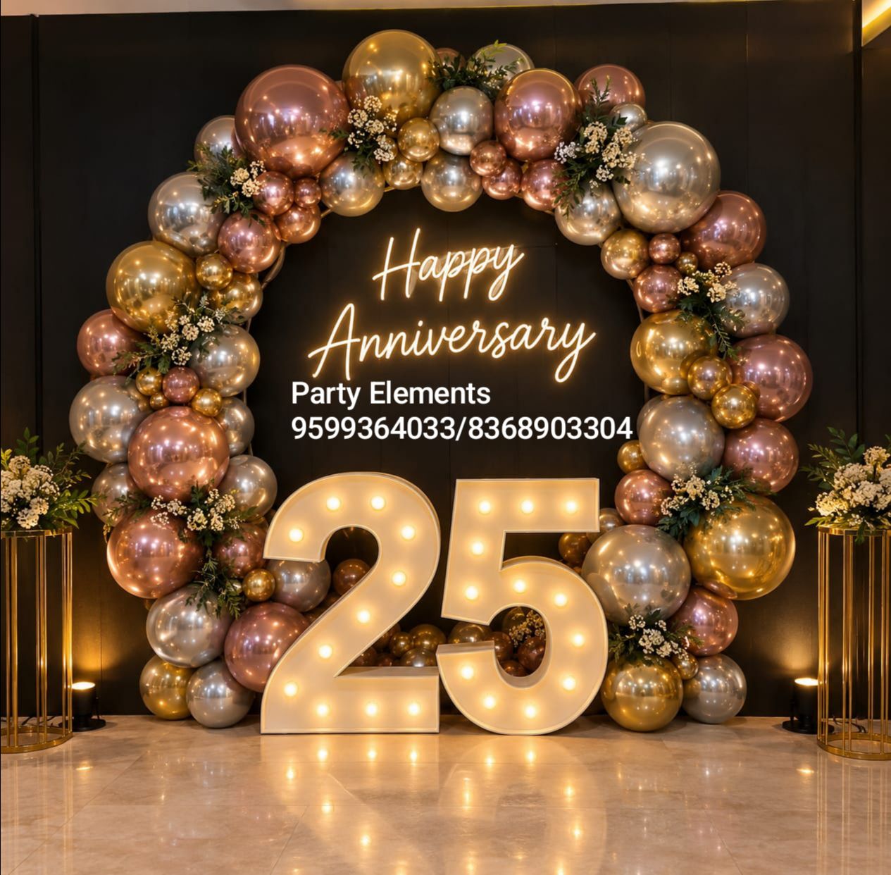 Anniversary Celebration Decoration Arch