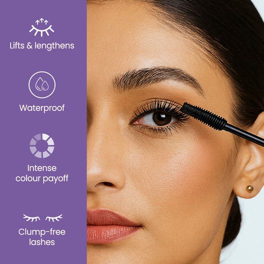 Swiss beauty Bold Eyes Super Lash Mascara Waterproof - Black view 2