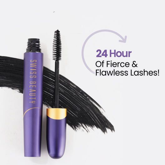 Swiss beauty Bold Eyes Super Lash Mascara Waterproof - Black view 4
