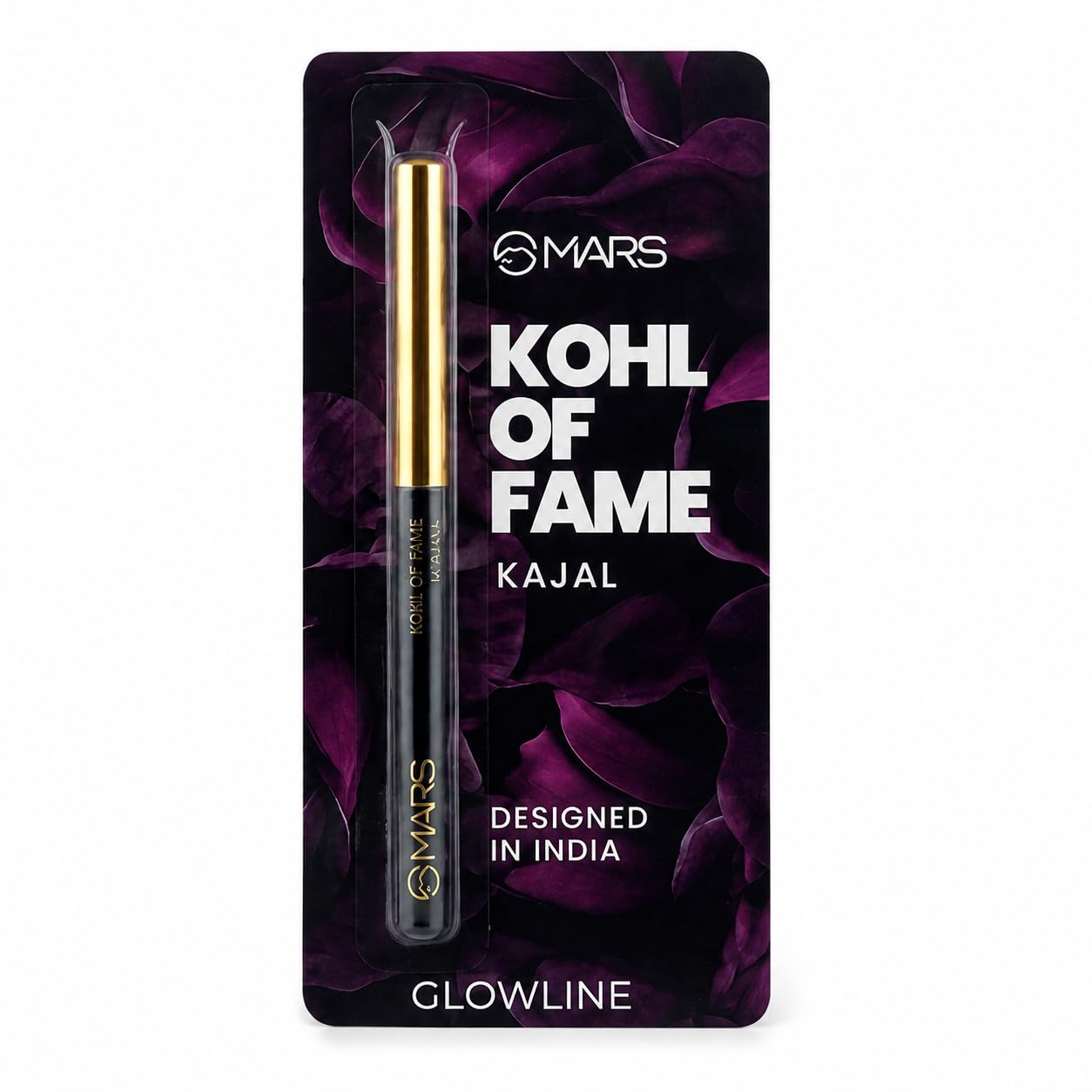 Kohl of Fame Kajal Pencil , Jet Black
24 Hours Long Lasting, Waterproof & Smudgeproof, Smooth Glide Formula, view 2