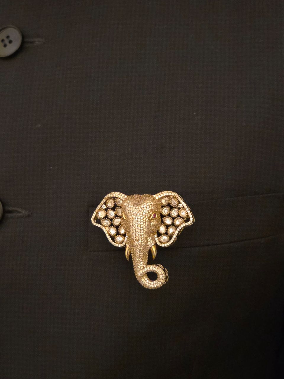 Elephant Brooch by Tamoha view 2