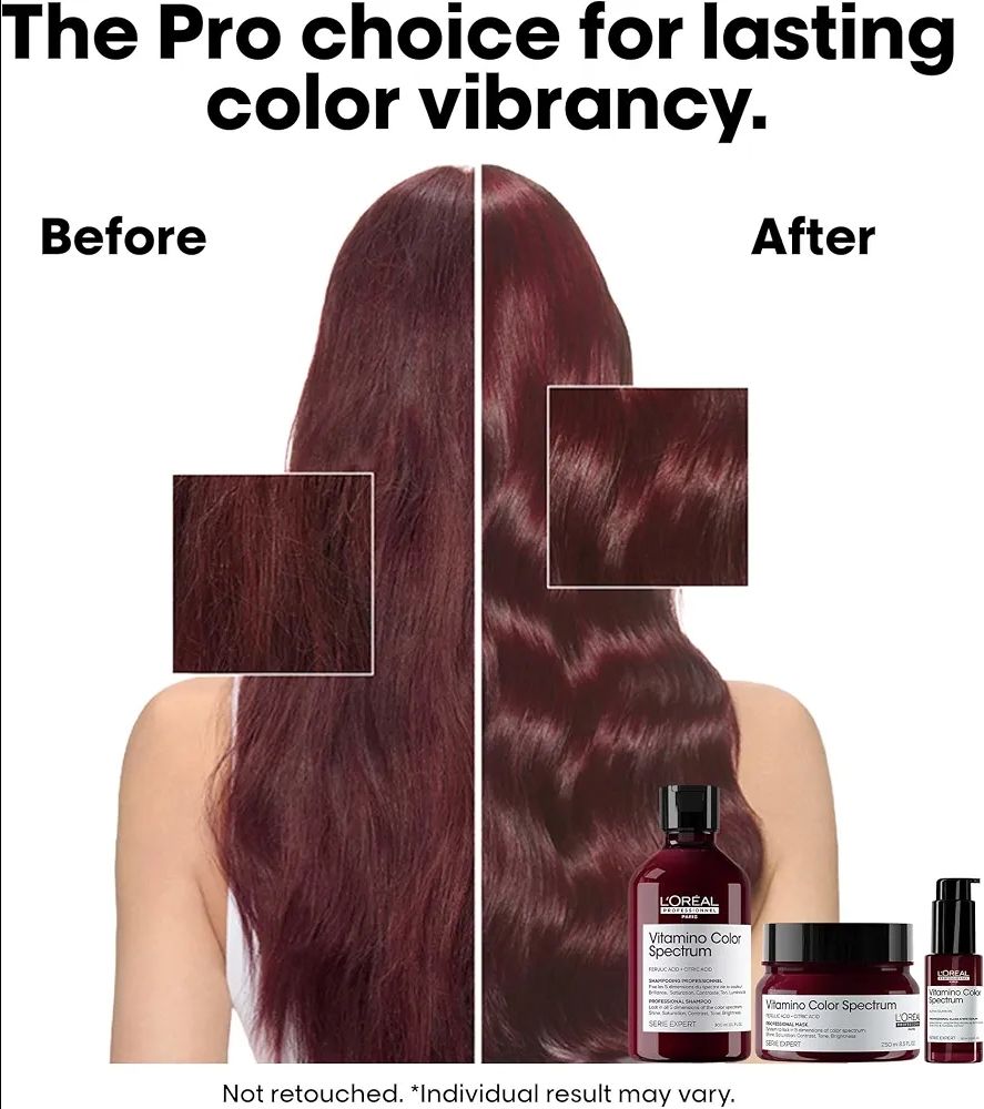 L'Oréal Professionnel Vitamino Color Spectrum Mask for colored hair | Moisturizing mask that Protects Color from fading | Locks dye inside the fibre| Ferulic acid + Citric acid, view 3