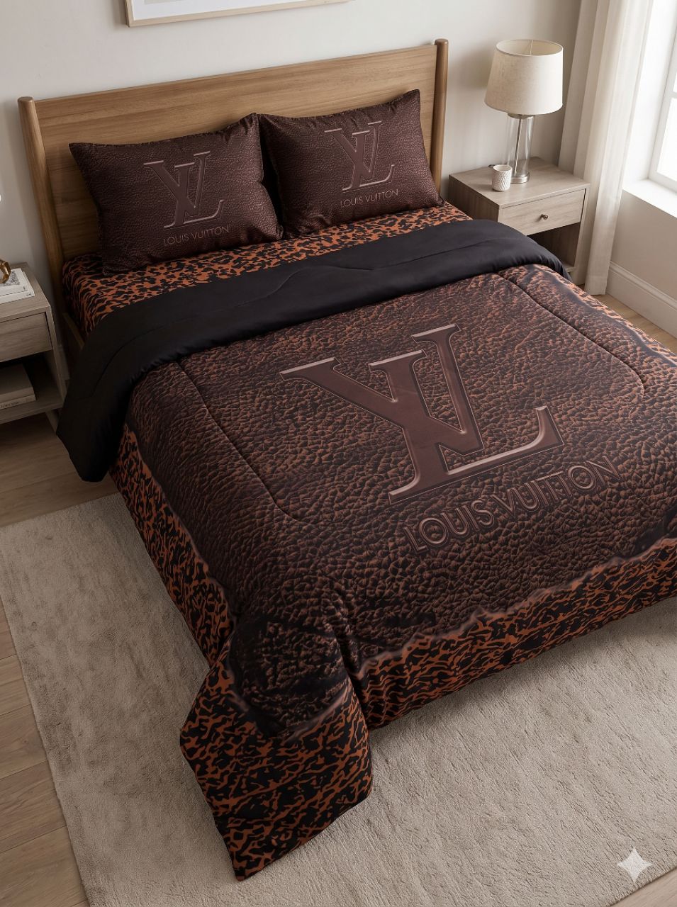 4 Pcs King Size Comforter Set – Premium Designer Bedding view 5
