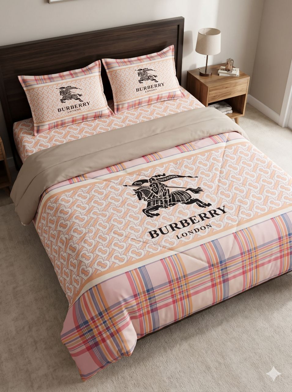 4 Pcs King Size Comforter Set – Premium Designer Bedding view 8
