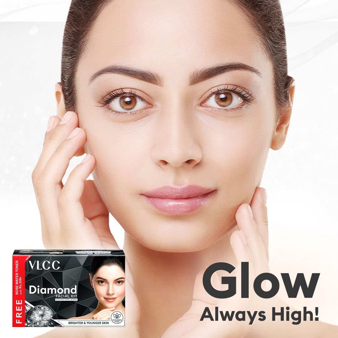VLCC Diamond Facial Kit With Free Rose Water view 3