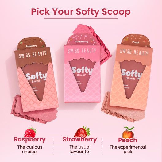 Swiss Beauty Softy Blush
Lightweight
Long-lasting
Smooth[ Strawberry] view 3