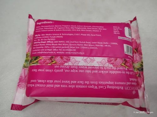 Hillary Rhoda Face Wipes (Rose ) view 2