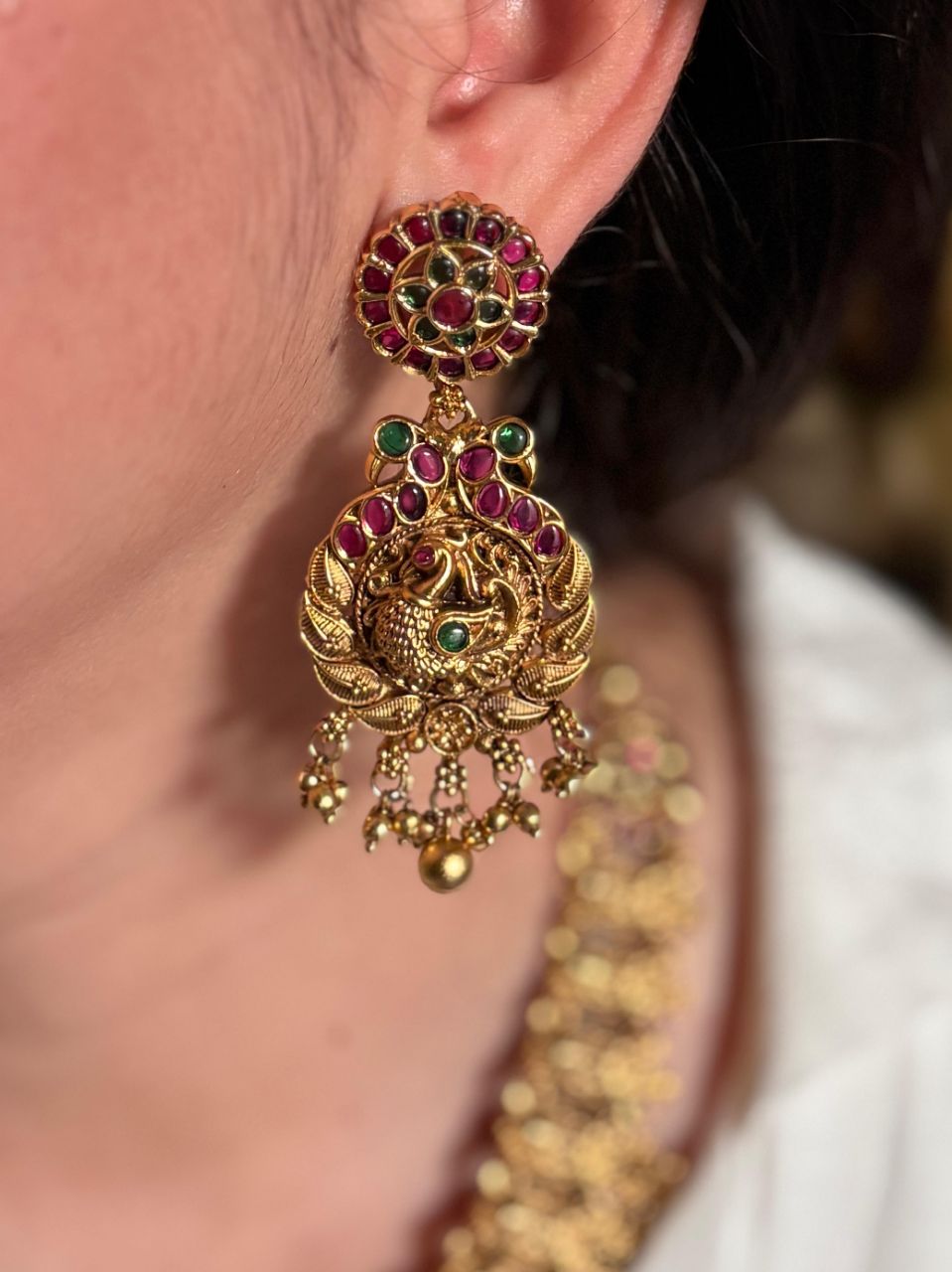 Temple Jewellery Set view 2
