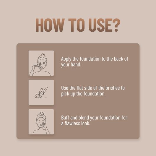 Swiss Beauty Foundation Blender Brush[ F-06] view 3