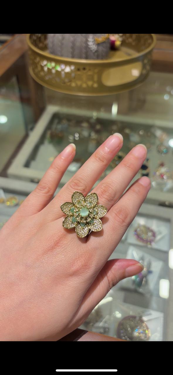 Floral Ring by Tamoha Jewels view 2