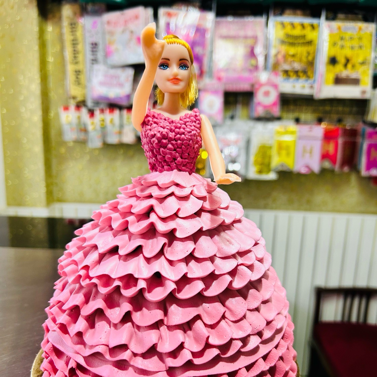 Barbie Doll Cake (1.5kg Pineapple Flavour) on one day Prior order only