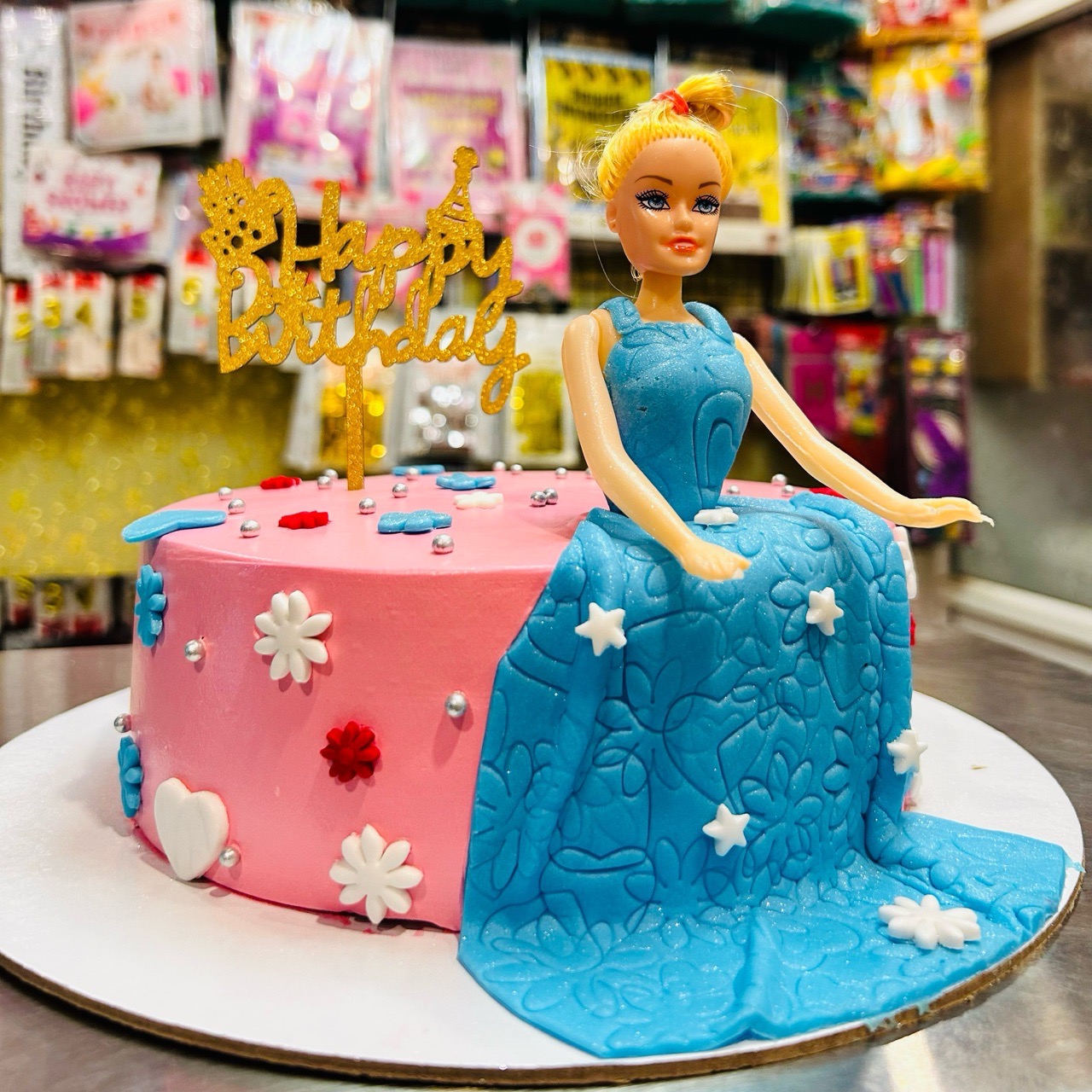 Barbie Birthday Cake on one day prior Orders only 1kg