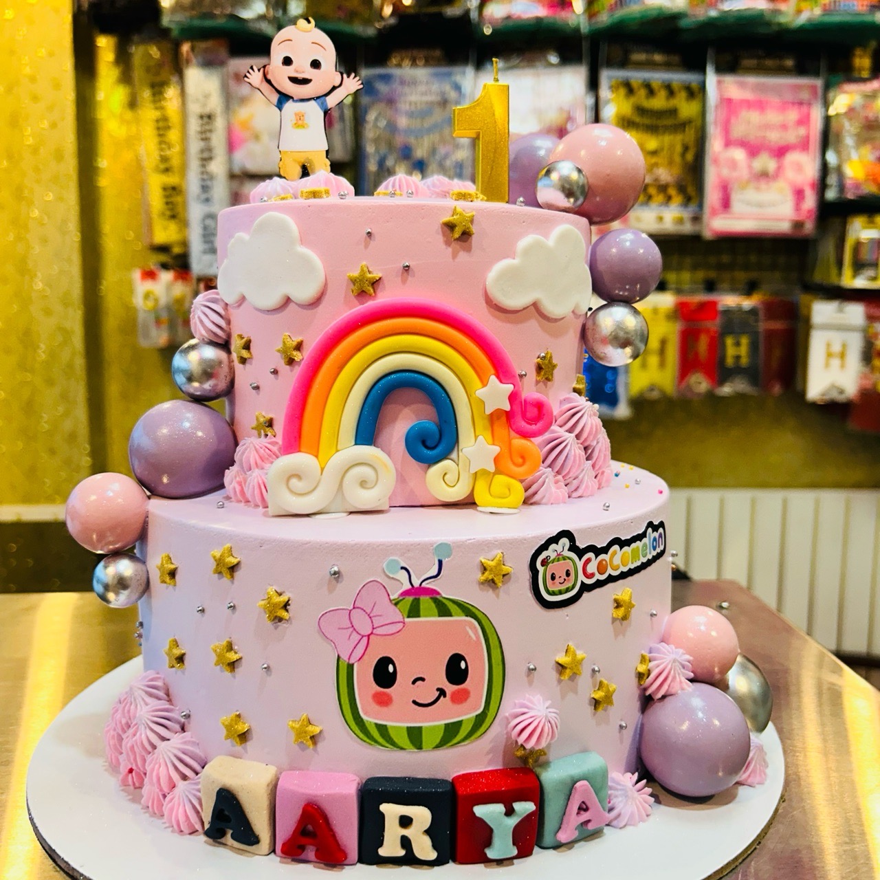 Cocomelon Themed Cake on one day prior orders only
